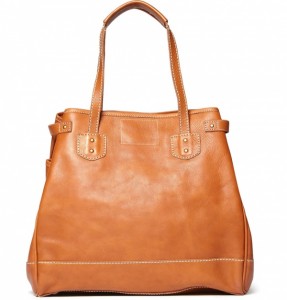 Jean Shop Leather Tote Bag