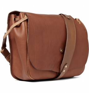 Bill Amberg Full Grain Leather Messenger Bag