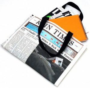 Megawing Newspaper Tote Bag