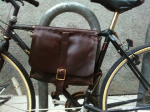 Luscious Leather Bicycle Bag