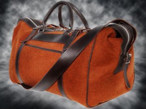 Archer Adams Weekender Tweed Travel Bag