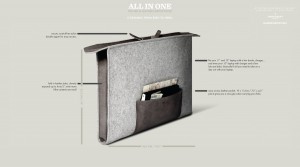 Hard Graft All in One Laptop Folio