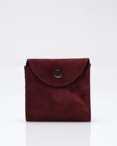 Wood Wood Suede Pocket Wallet