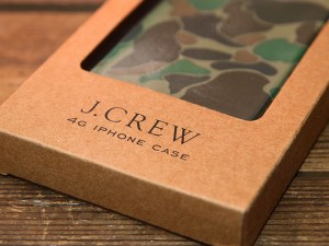 J. Crew ‘Cloud Camouflage’ Rubber iPhone 4G Case