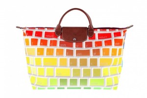 Jeremy Scott x Longchamp ‘Multi-colored Keyboard Tote’