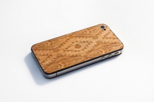 Benny Gold x Material6 Native Print Wooden iPhone Back