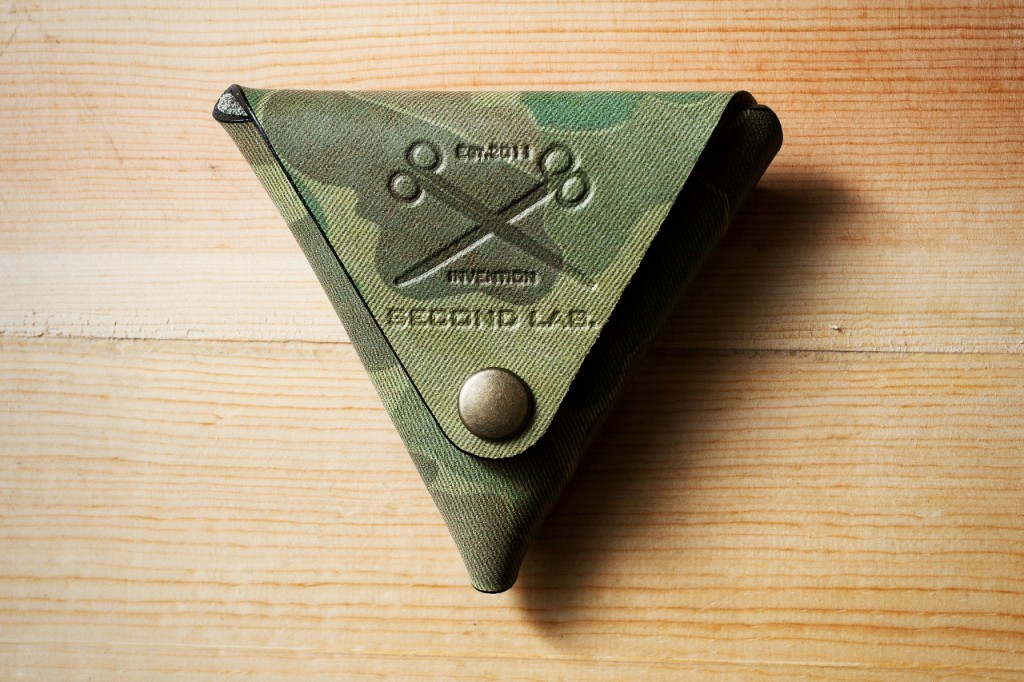 Second Lab Camouflage Leather Coin Case