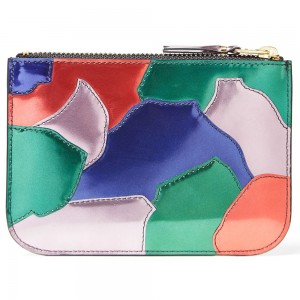 Comme des Garcons SA8100PM Patchwork Metal Wallet
