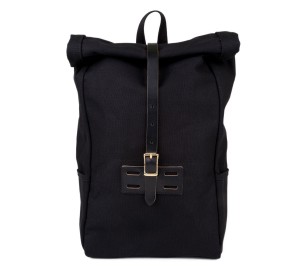 Archival Black Roll-Top Bag