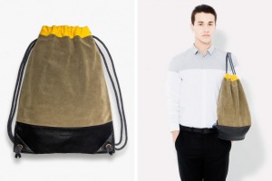 Henten Leather Drawstring Bags