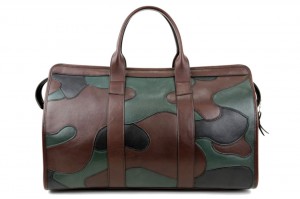 Frank Clegg Camouflage Leather Duffel